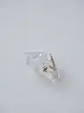 High Quality Clear Quartz With Rainbow And Raw Side 65g
