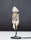 Lemurian Garden Quartz With Rutile On Stand 25g