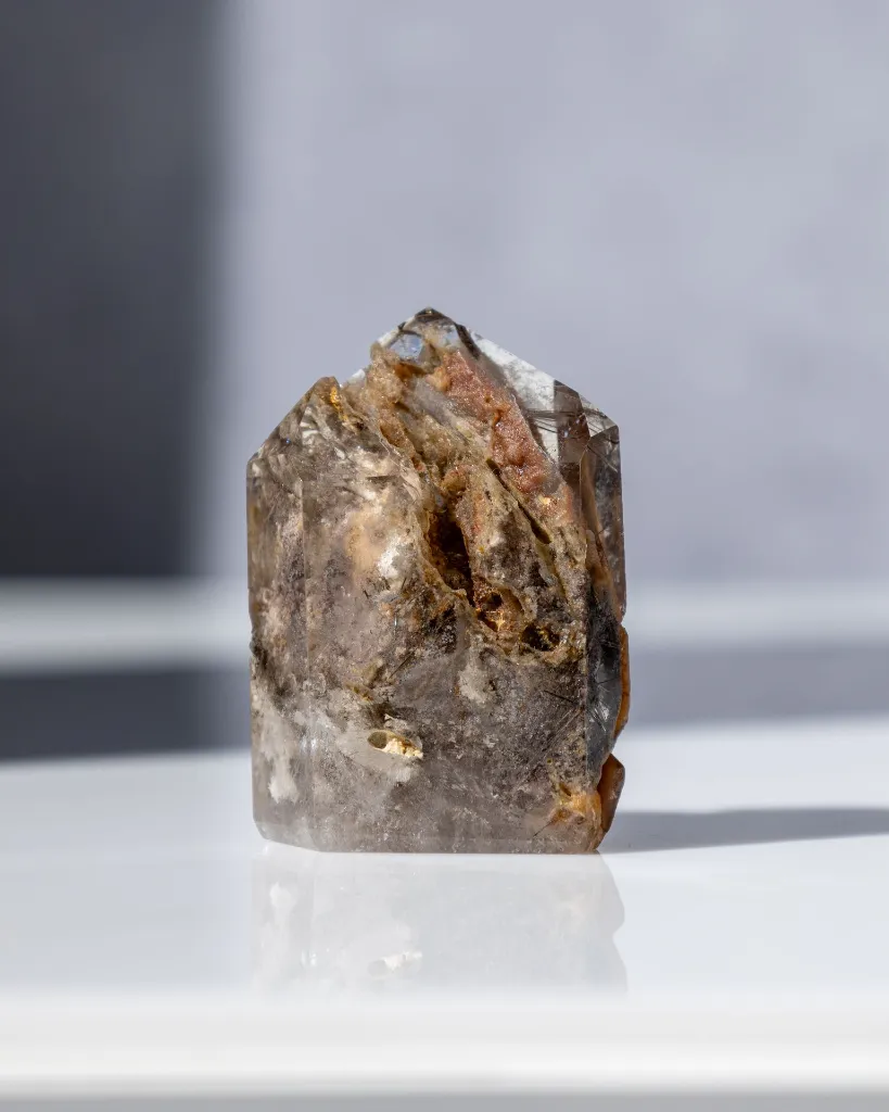 Garden Quartz Tower 85g with Rutile Inclusions