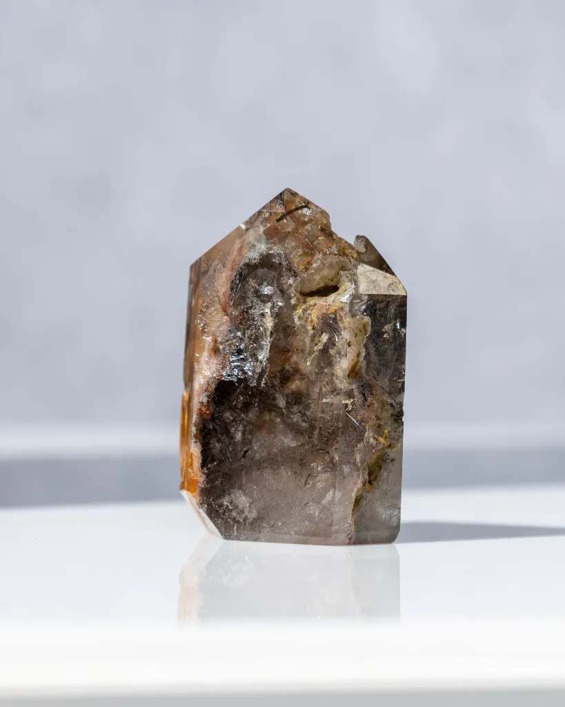 Garden Quartz Tower 85g with Rutile Inclusions