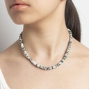 Green Moss Agate Gemstone Necklace