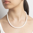 White Shell Gemstone Necklace