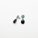 Black Agate Drop Earrings