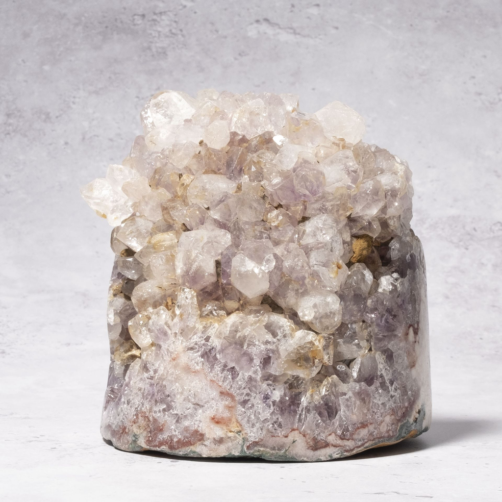 [NATC1045] Large Pink Amethyst Freeform Crystal Cluster