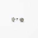 Labradorite Sterling Silver Stud Earrings