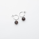 Botswana Agate Round Drop Earrings