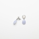 Blue Lace Agate Drop Earrings