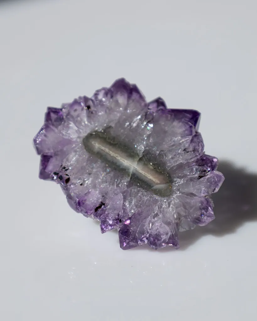 [NATC1054] Amethyst Stalactite Slice