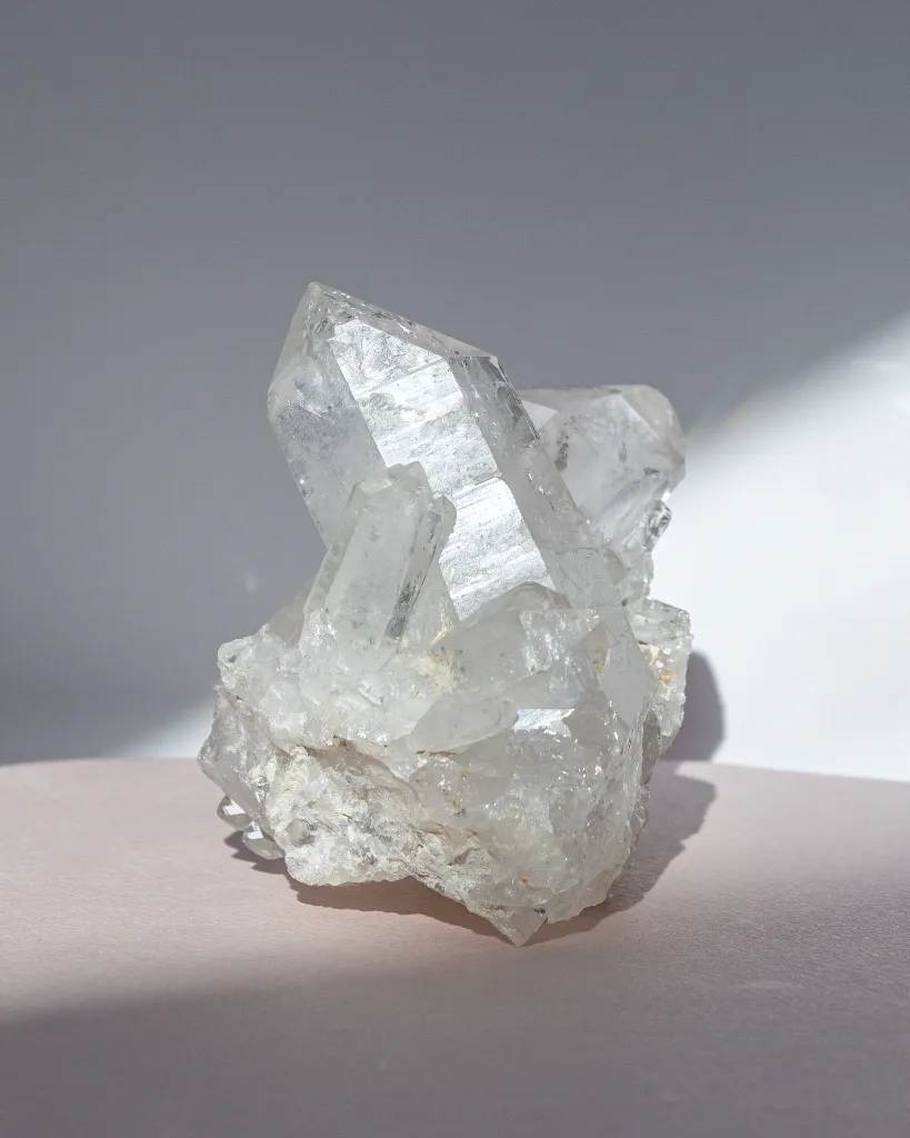 [NATC1072] Rock Crystal Cluster 289g