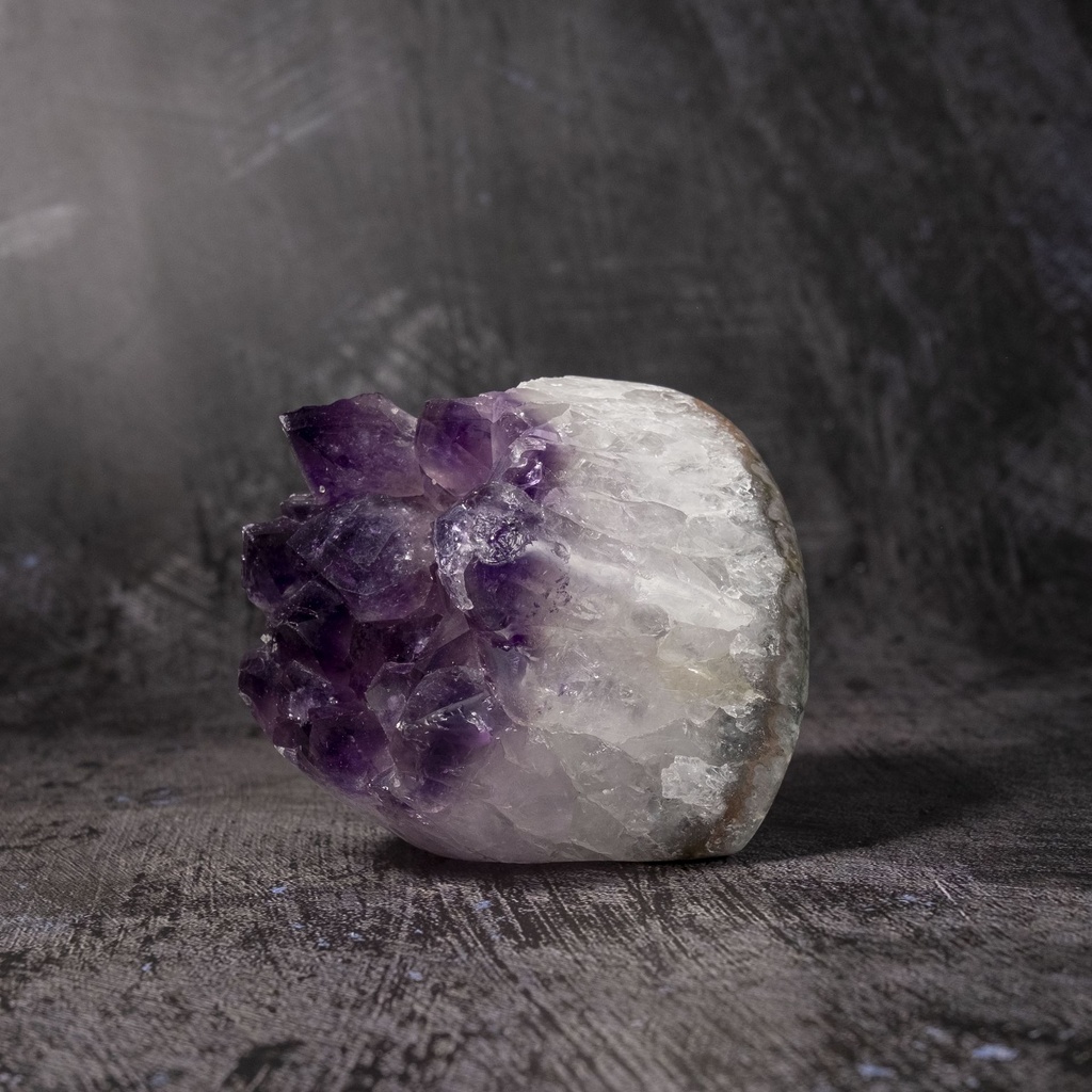 [NATC1080] Crystal Amethyst Freeform 529g