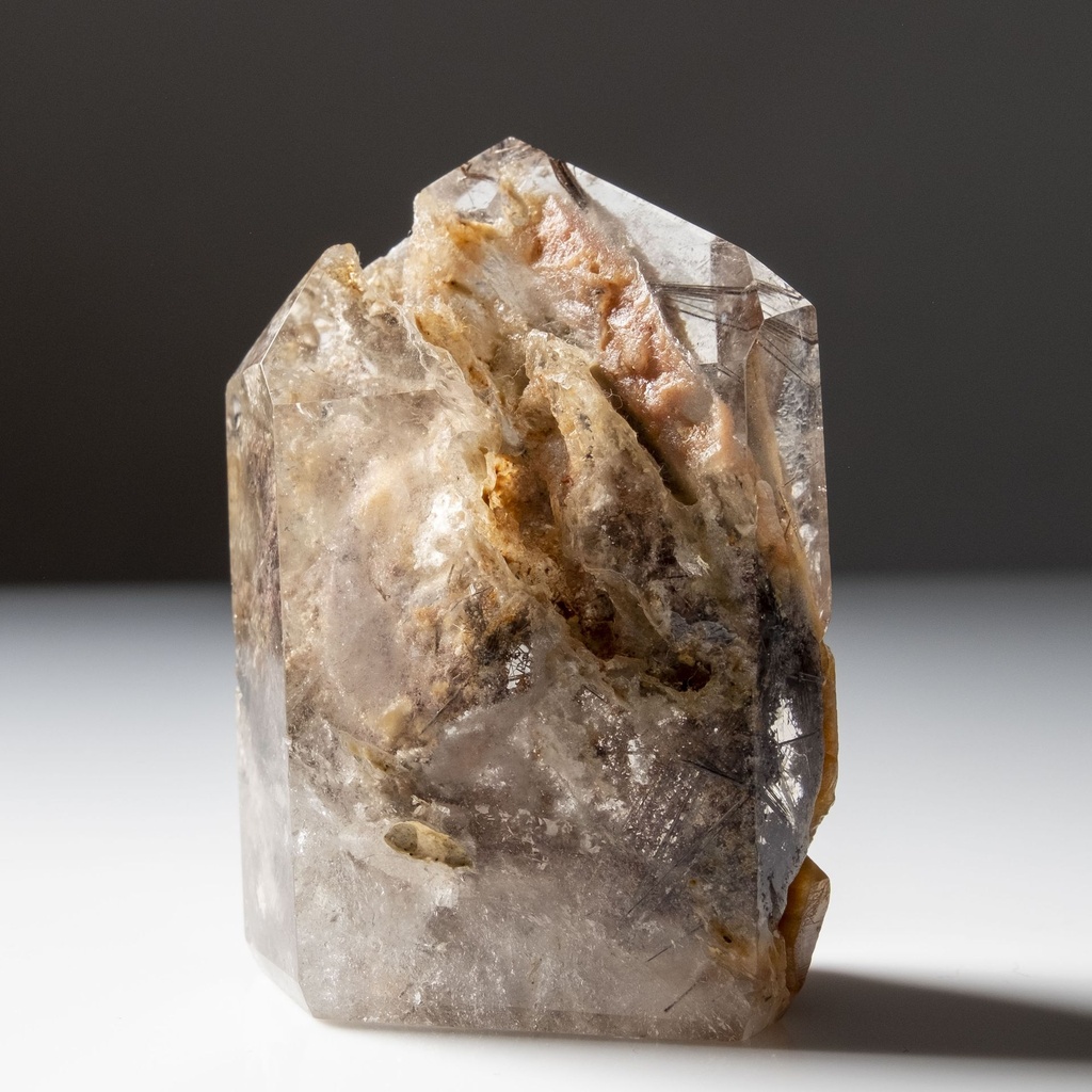 [NATC1090] Garden Quartz Tower 85g with Rutile Inclusions