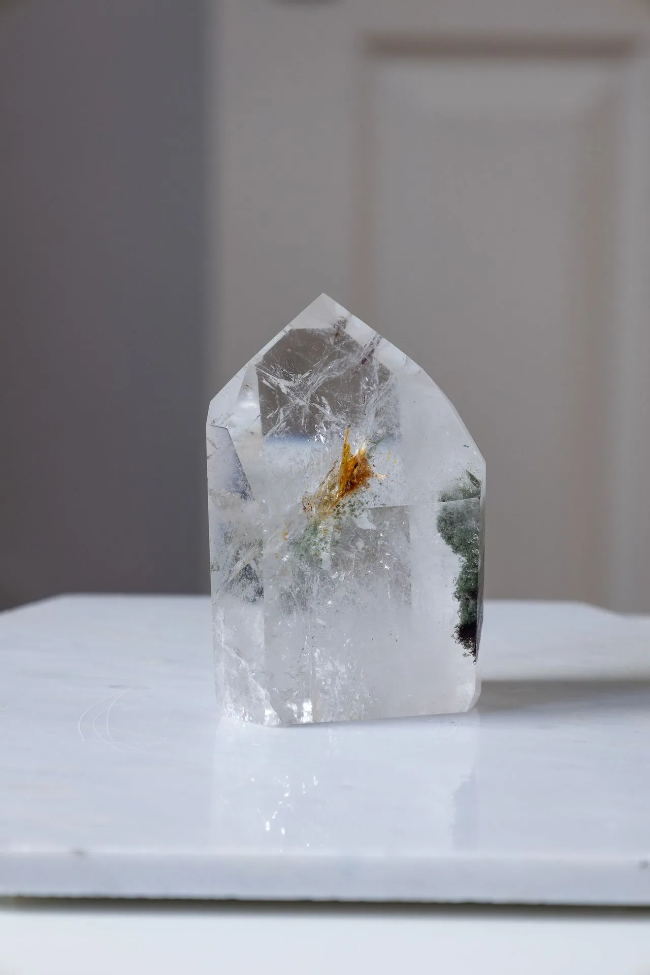 [NATC1093] Stunning Garden Quartz Tower 470g