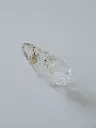 High Quality Clear Quartz With Rainbow Inclusion And Raw Side 52g
