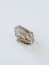High Quality Clear Quartz With Light Smoky Rainbow Manifestation And Raw Side 62g
