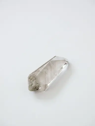 [NATC1151] High Quality Clear Quartz With White Garden Inclusion 49g